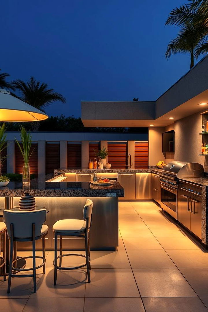 Luxury Outdoor Bar and Kitchen Setup - 22 Luxury Outdoor Kitchen Ideas