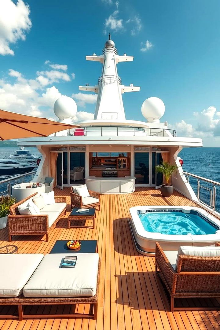Luxury Resort Inspired Deck - 22 Large Deck Ideas