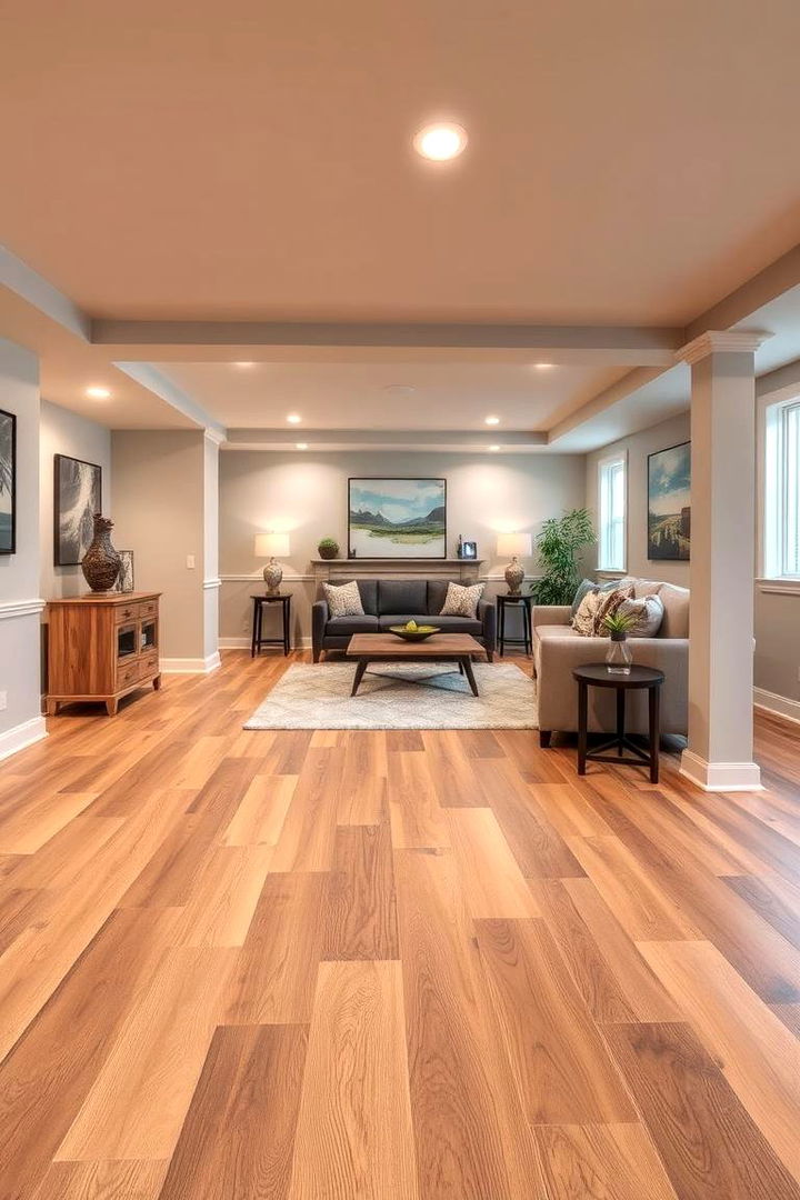 Luxury Vinyl Plank Durability - 22 Basement Floor Ideas