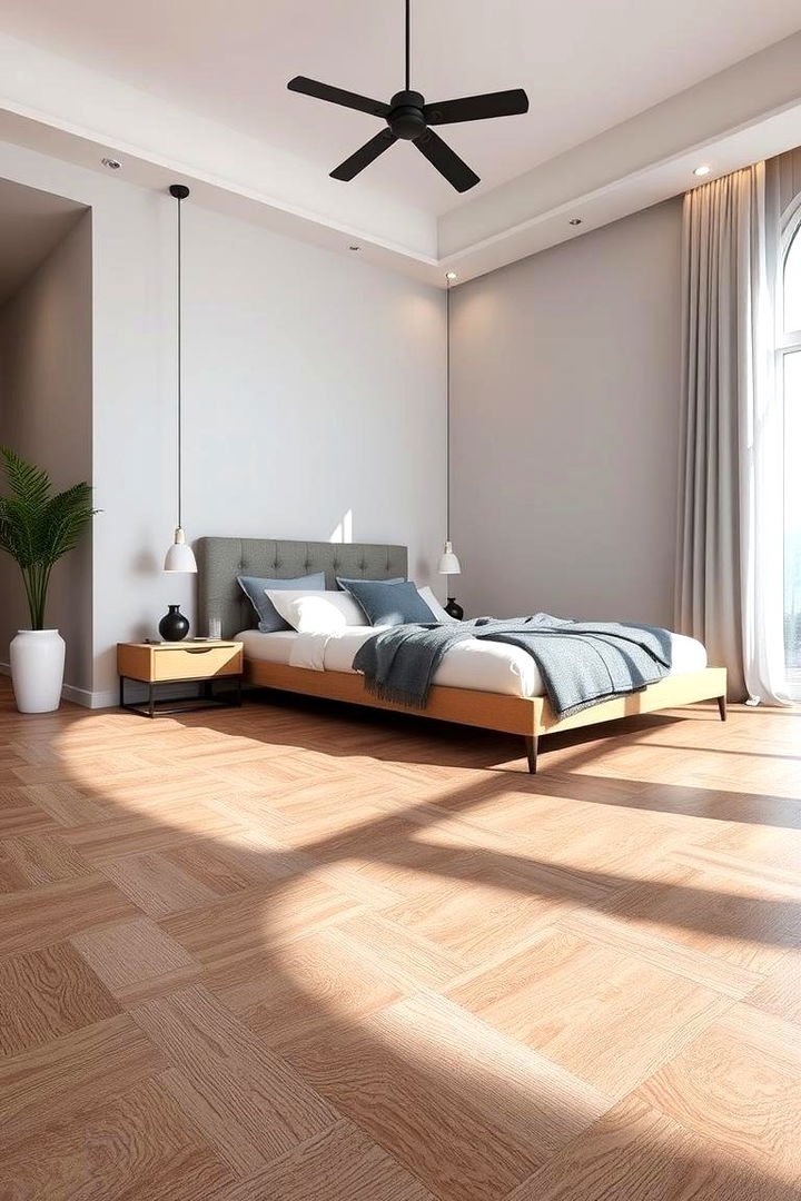 Luxury Vinyl Tile LVT Allure - 22 Bedroom Flooring Ideas