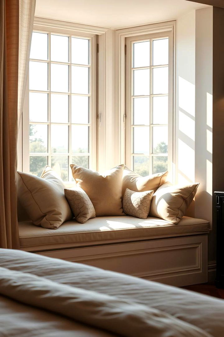 Luxury Window Seat - 22 Bedroom Corner Ideas