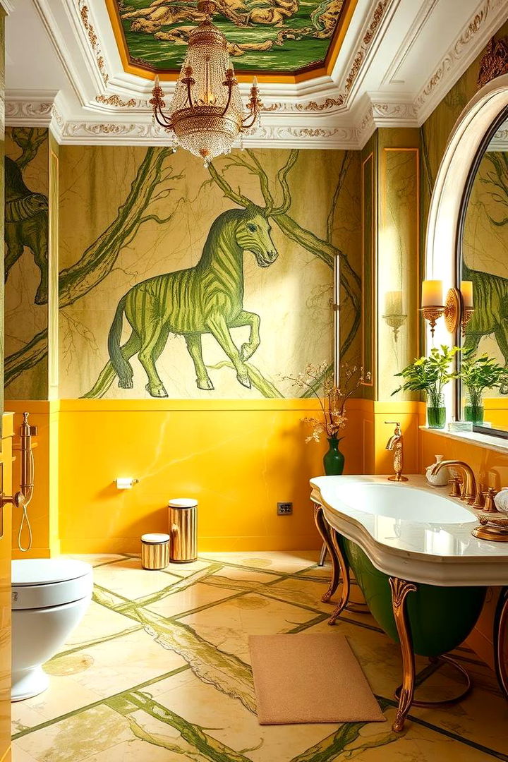Luxury Yellow and Green Combinations - 22 Yellow and Green Bathroom Ideas