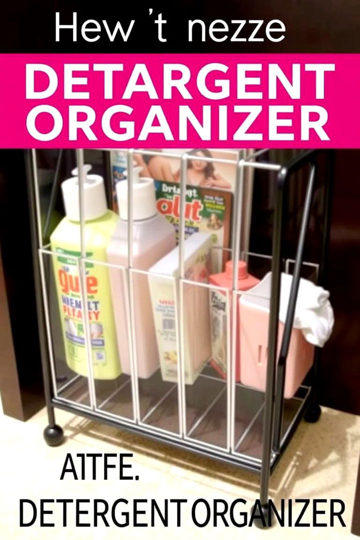 Magazine Rack Repurposing Solutions - 22 Laundry Detergent Storage Ideas