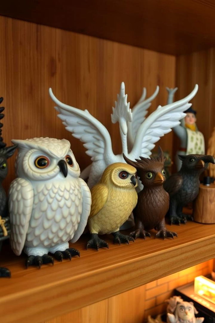 Magical Creature Figurine Arrangements - 22 Harry Potter Decor Ideas