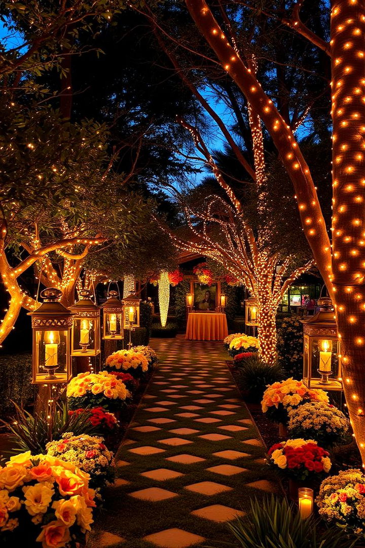 Magical Twinkling Fairy Lights - 22 Garden Wedding Ideas