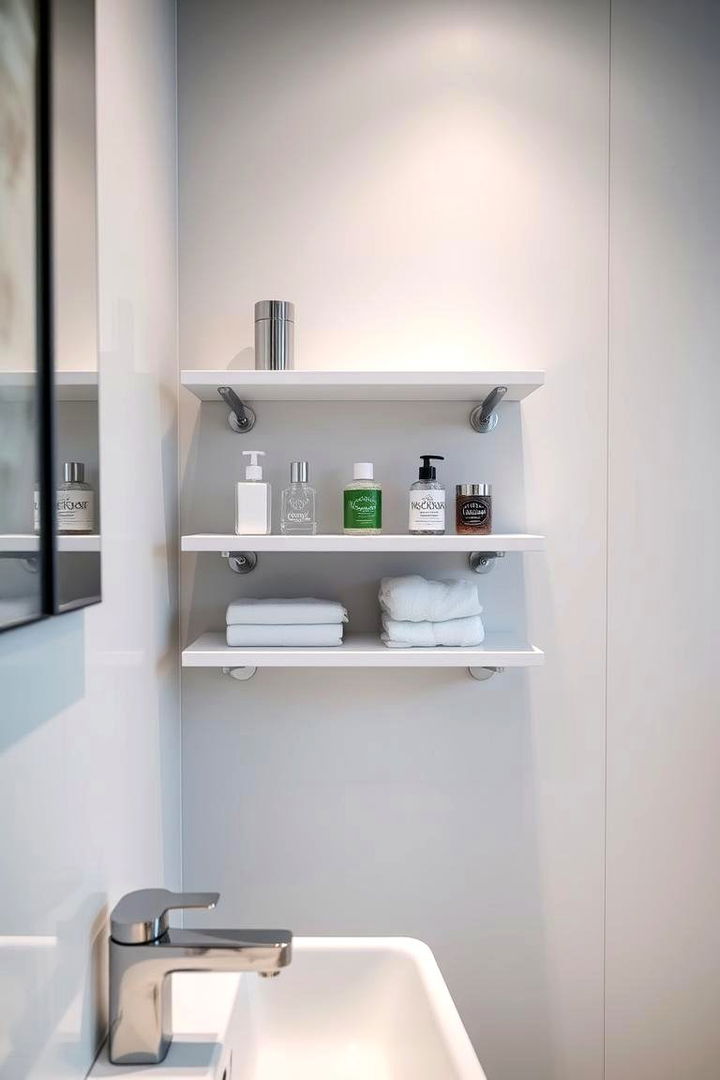 Magnetic Bathroom Shelves - 22 Bathroom Shelf Ideas