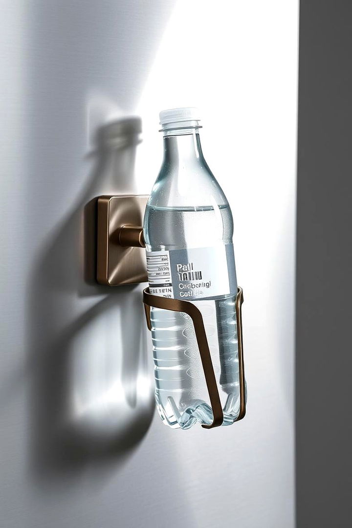 Magnetic Bottle Holders - 22 Water Bottle Storage Ideas