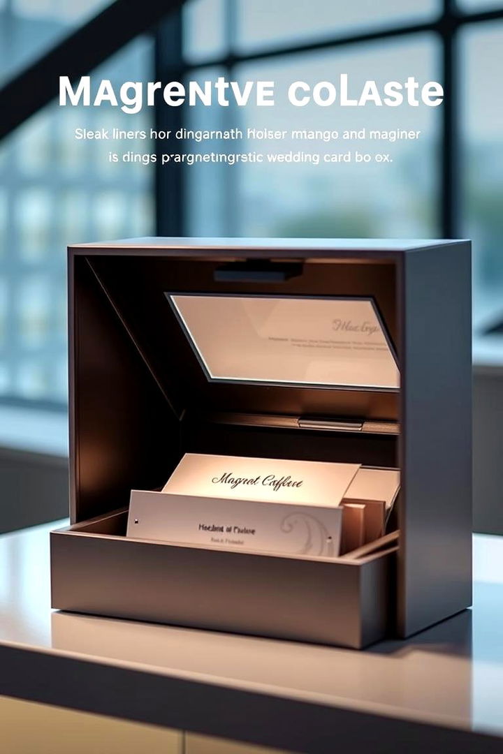 Magnetic Closure Wedding Card Box - 22 Wedding Card Box Ideas