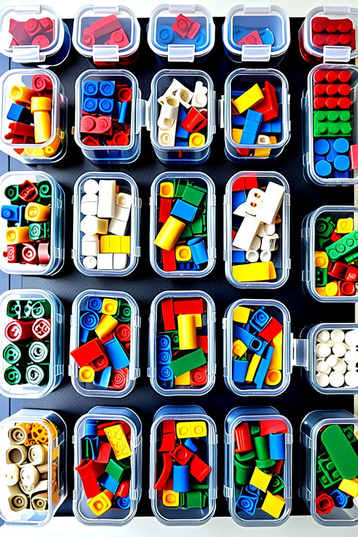 Magnetic Containers for Minis - 22 Lego Storage Ideas