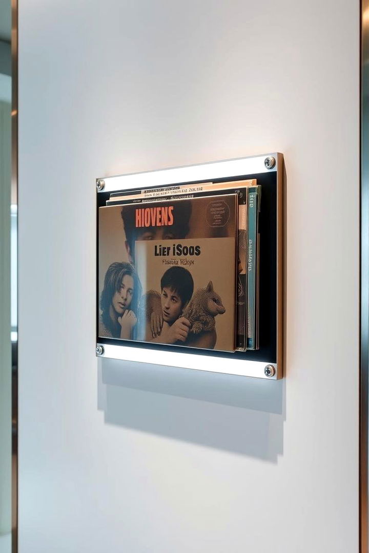 Magnetic Cover Panels - 22 Vinyl Record Storage Ideas