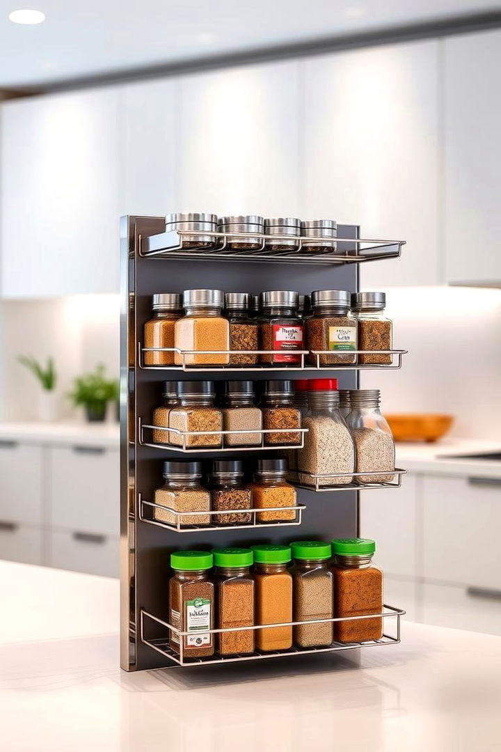 Magnetic Spice Rack Innovation - 22 Spice Rack Ideas