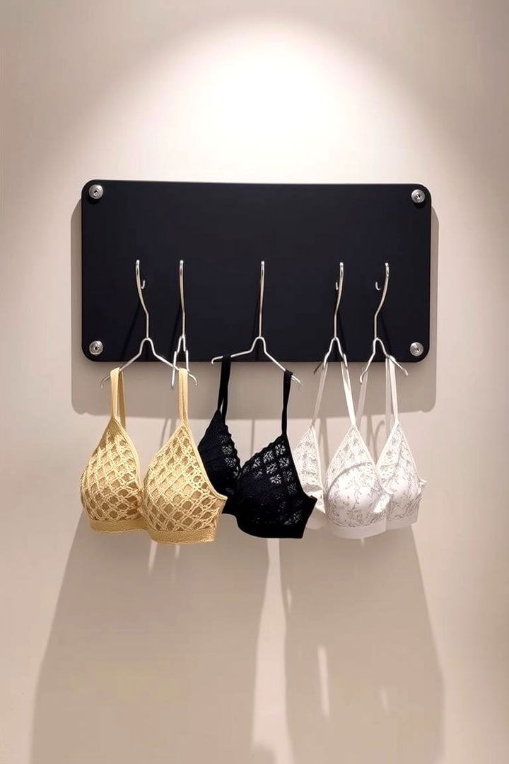 Magnetic Storage Panels for Modern Flair - 22 Bra Storage Ideas