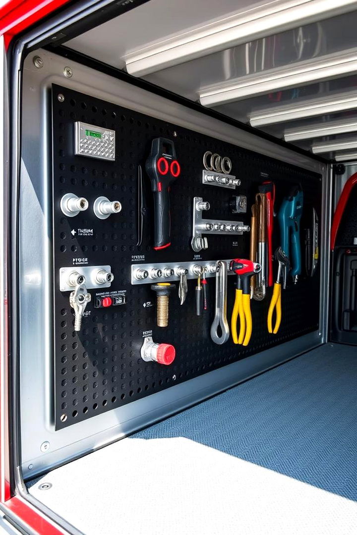 Magnetic Storage Panels for Tools - 22 Truck Bed Storage Ideas