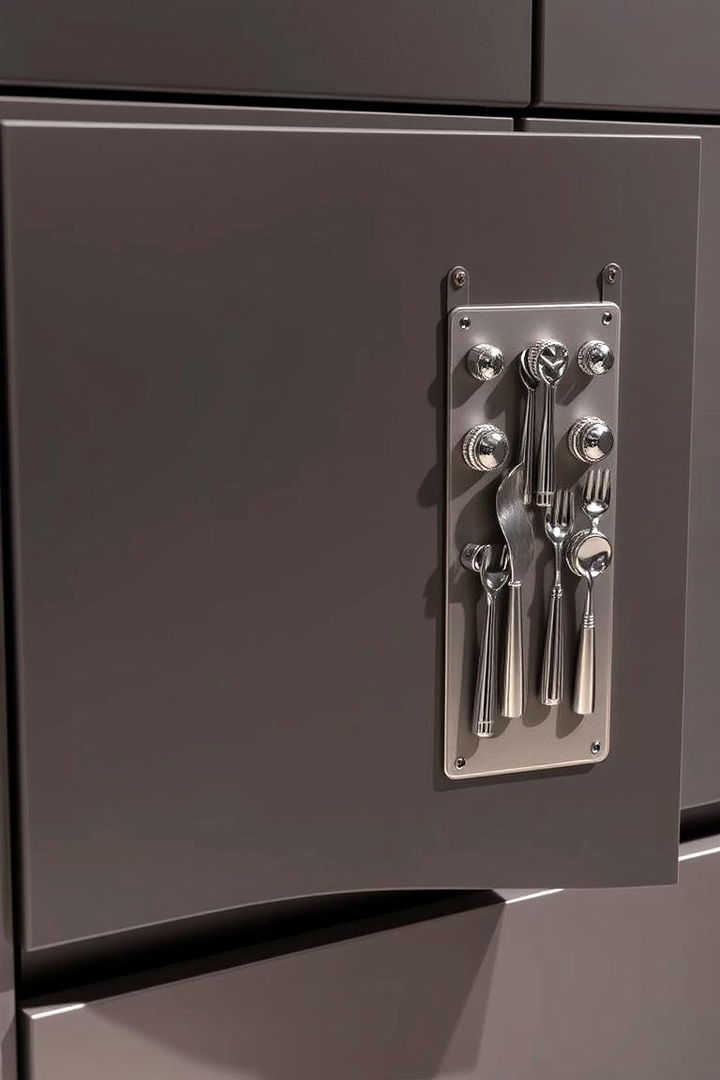 Magnetic Storage Panels - 22 cabinet storage ideas