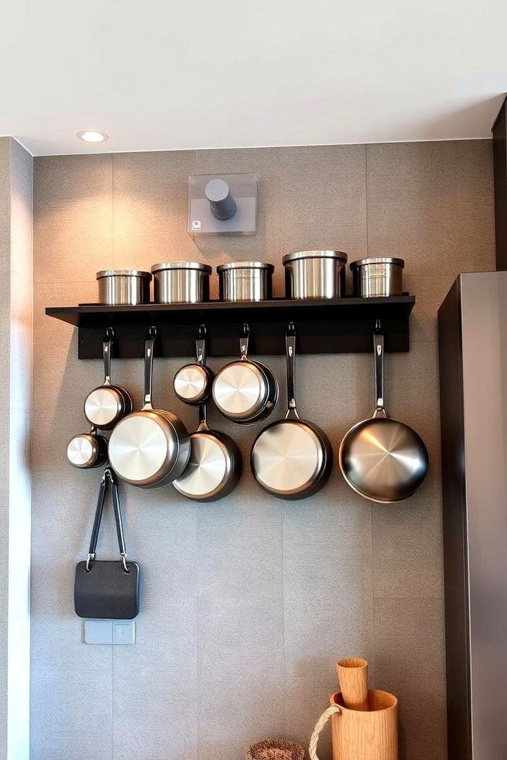Magnetic Storage Solutions - 22 Pots and Pans Storage Ideas