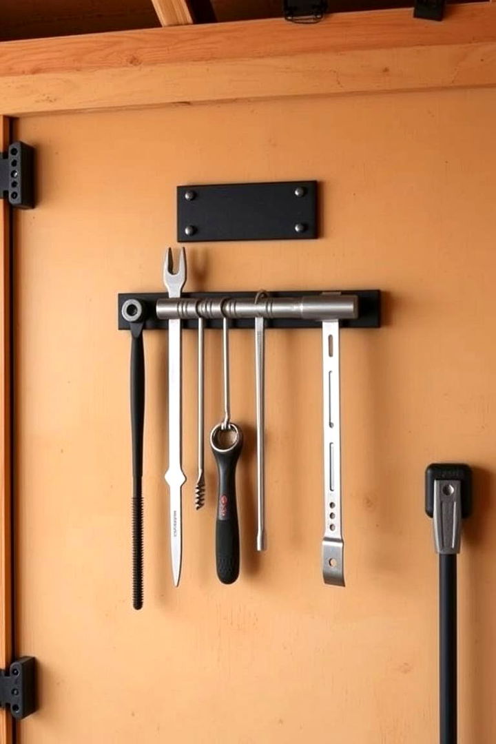 Magnetic Tool Holders - 22 Shed Organization Ideas