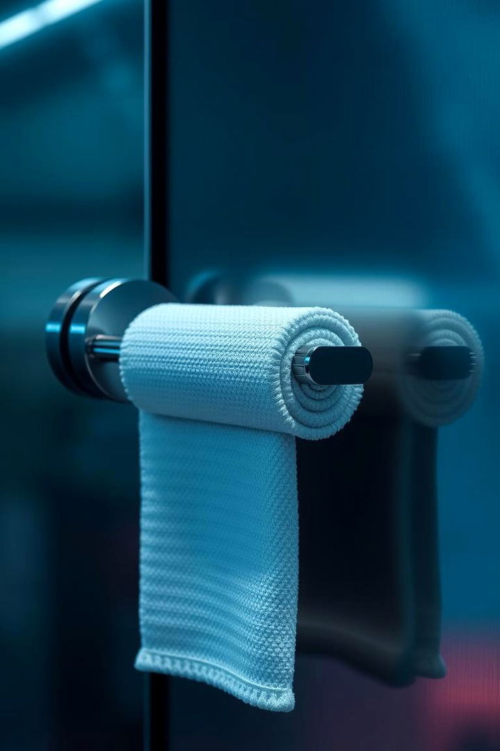 Magnetic Towel Holders - 22 Towel Storage Ideas