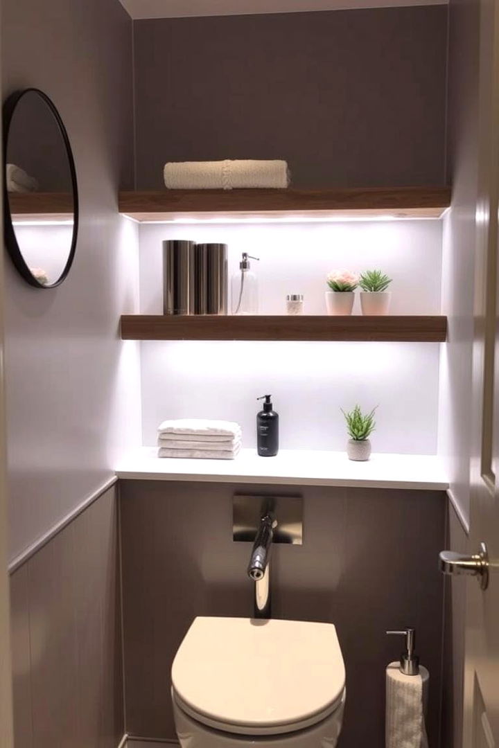 Make Use of Corners - 22 Bathroom Organization Ideas