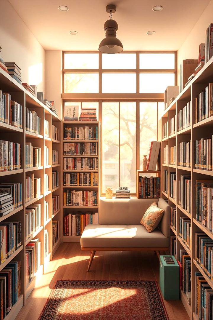 Manga Library with Crafty Organization - 22 Anime Room Ideas