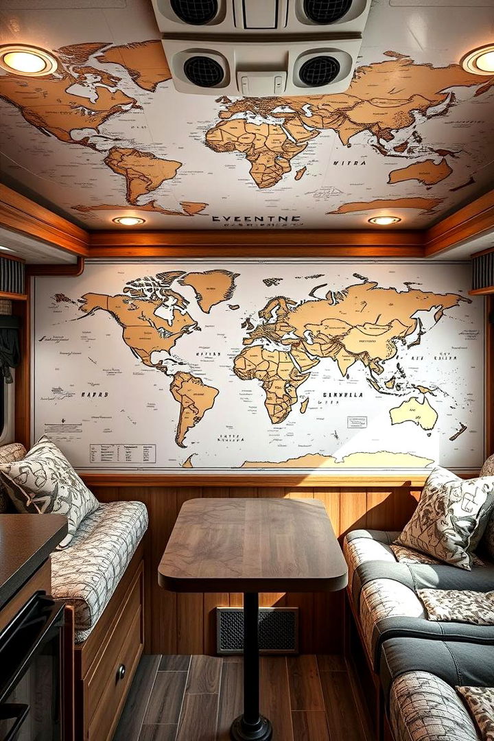Map of the World - 22 Rv Wallpaper Ideas