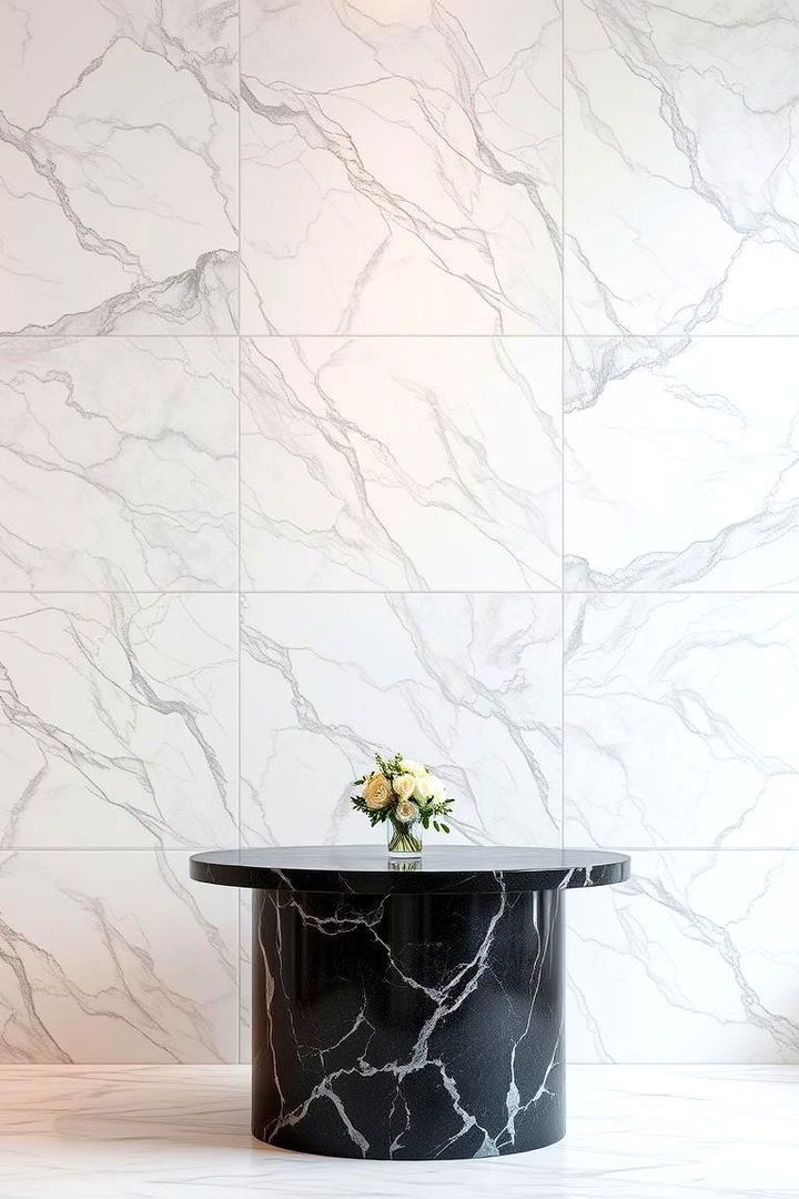 Marble Elegance Backdrop - 22 Wedding Backdrop Ideas