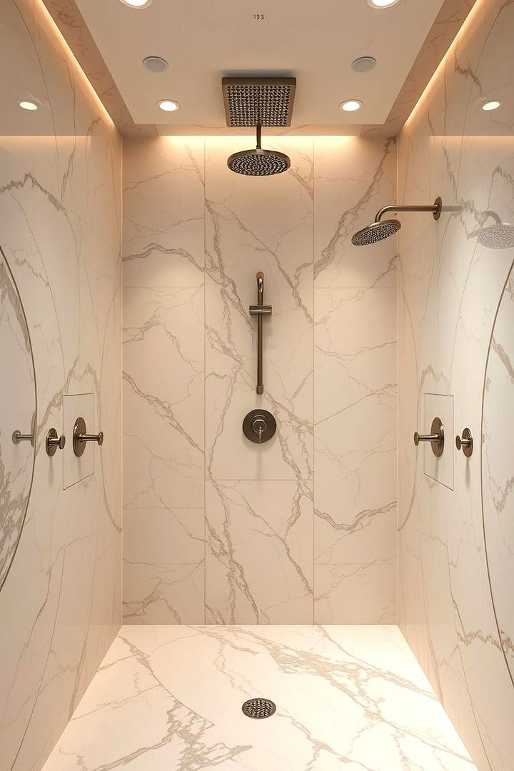Marble Majesty - 22 Luxury Shower Ideas