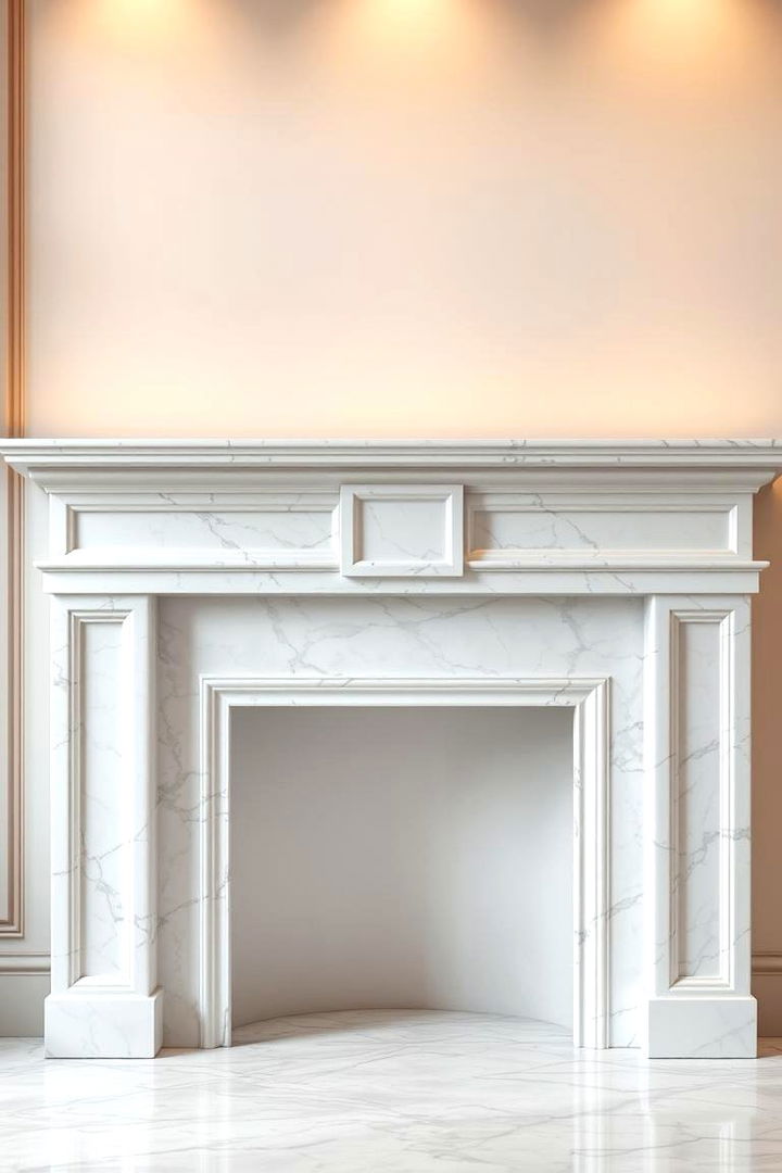 Marble Mantelpiece Spotlight - 22 Marble Fireplace Ideas