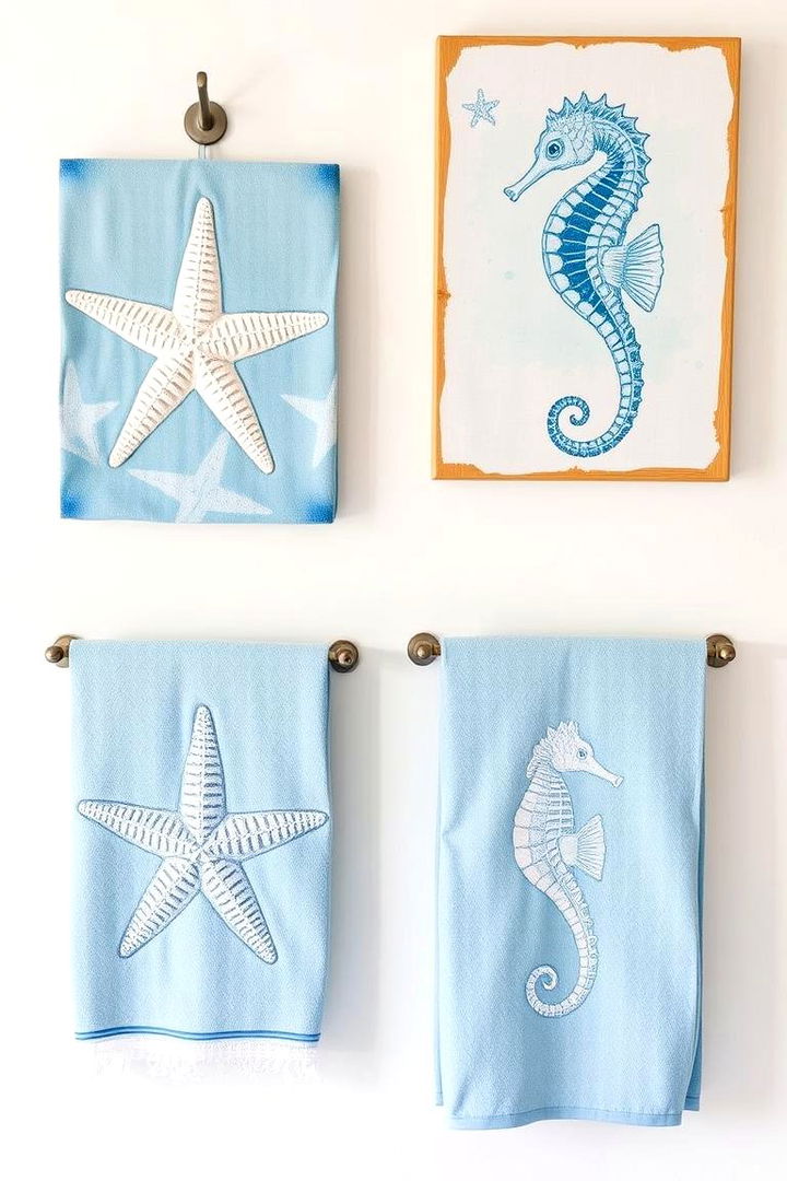 Marine Creature Motifs - 22 Nautical Bathroom Ideas