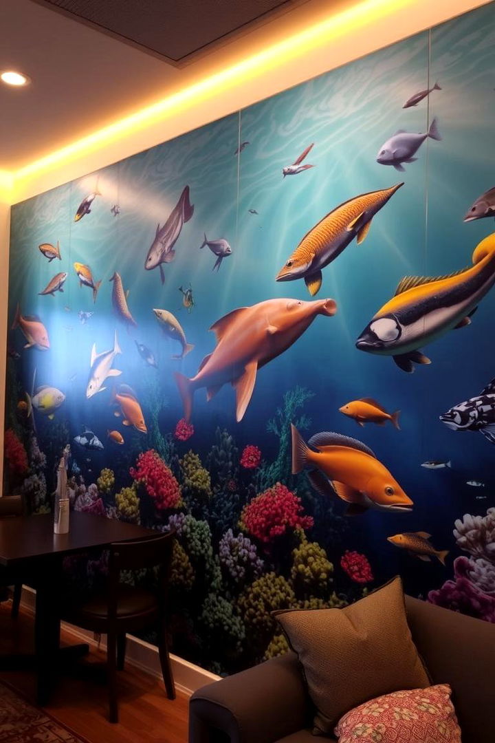 Marine Life Murals - 22 Ocean-themed Bedroom Ideas