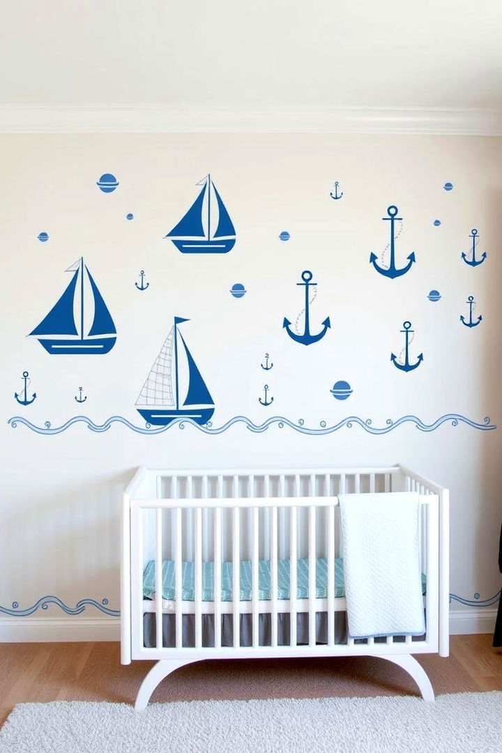 Maritime Wall Decals - 22 Ocean-themed Nursery Ideas
