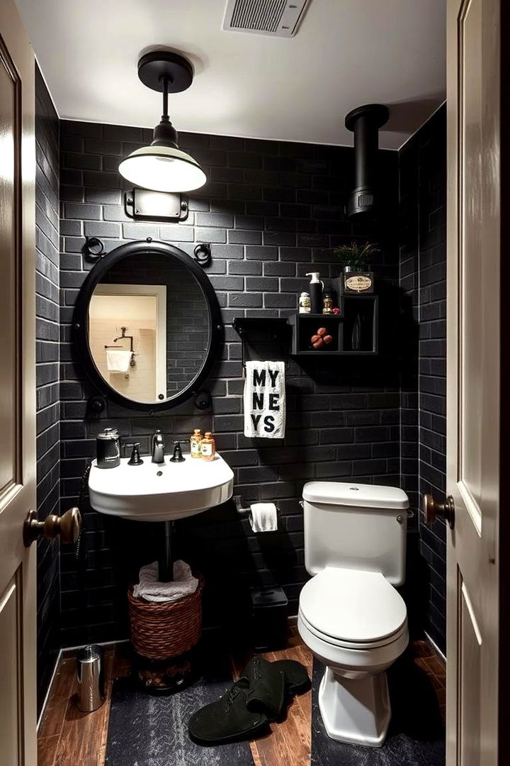 Masculine Ambiance for Bold Expression - 22 Teen Bathroom Ideas