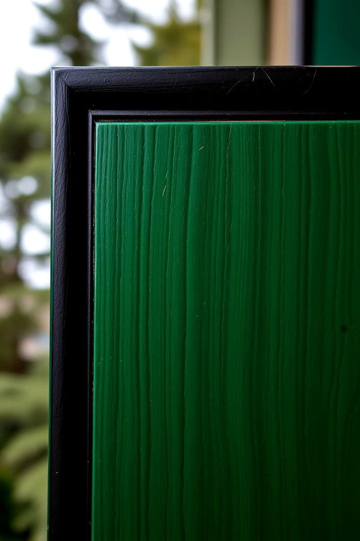 Masterful Craftsmanship - 22 Forest Green House With Black Trim