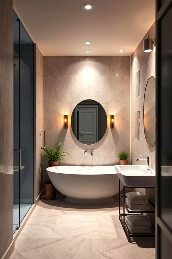 Masterful Lighting Design - 22 Modern Bathroom Ideas