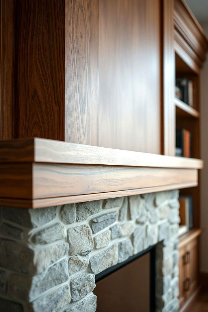Material Choices - 22 Fireplace With Bookshelves