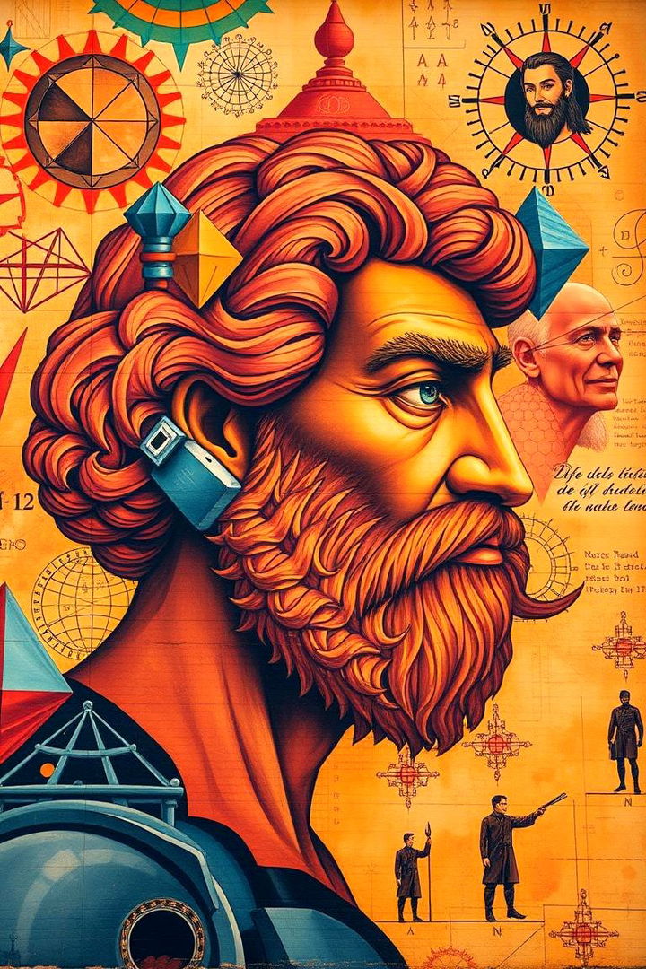 Mathematical Legends Reimagined - 22 Math Mural Ideas