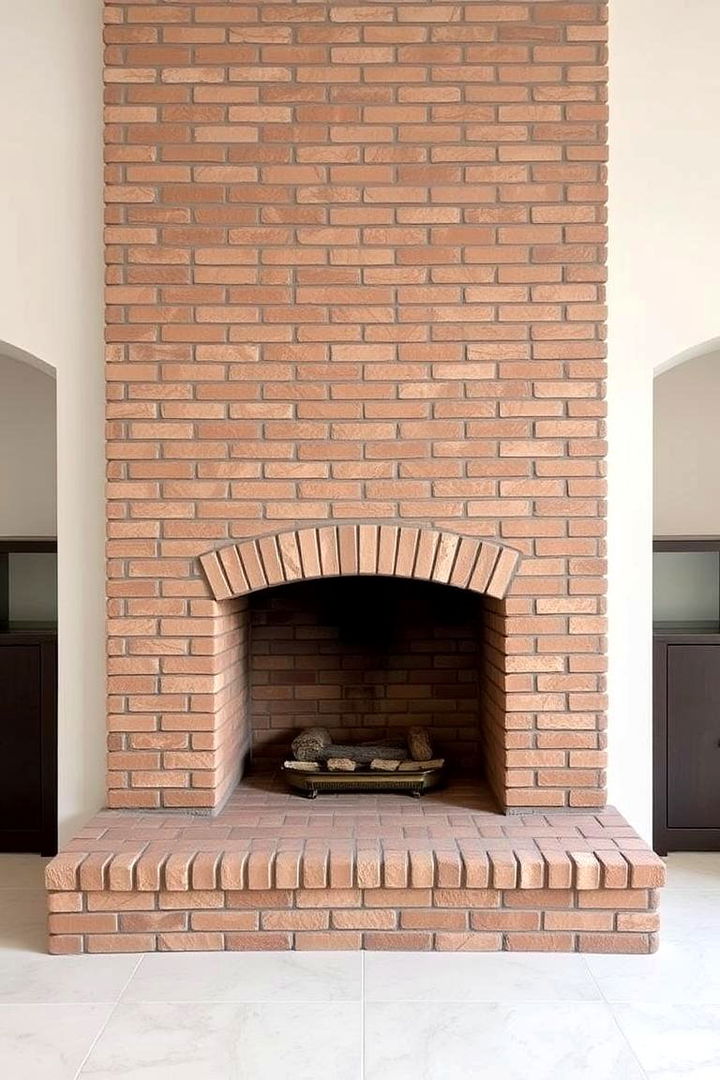 Matte Elegance - 22 Painted Brick Fireplace Ideas