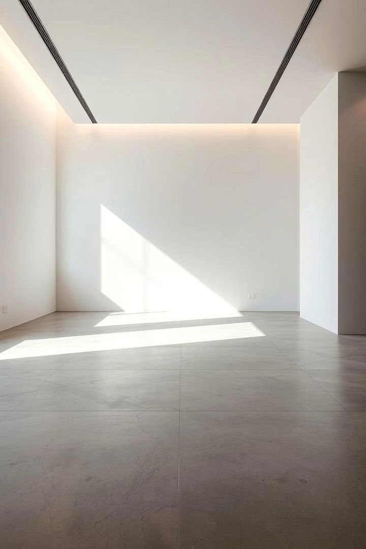 Matte Elegant Floor Finishes - 22 Indoor Concrete Floor Paint Ideas