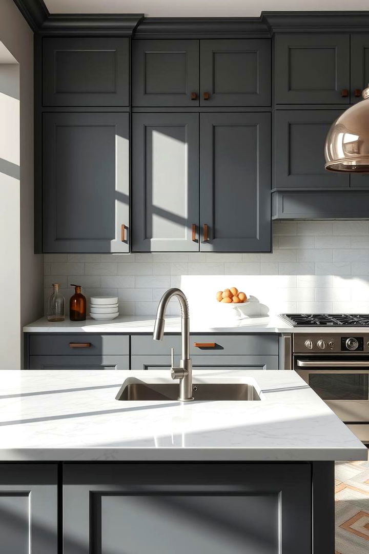 Matte Sophistication - 22 Grey and White Kitchen Ideas