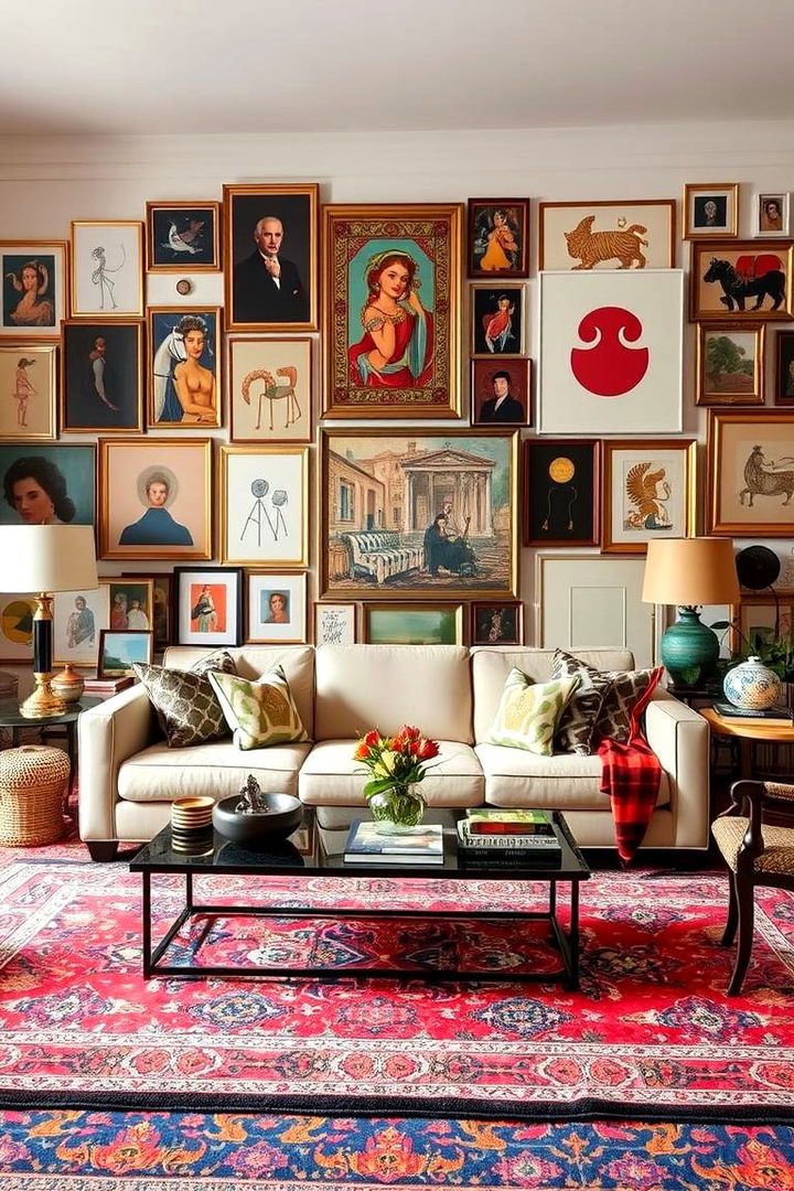 Maximalist Decorative Twist - 22 Beige Couch Living Room Ideas