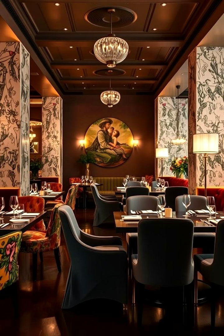 Maximalist Dining Area Style - 22 Maximalist Kitchen Decor Ideas