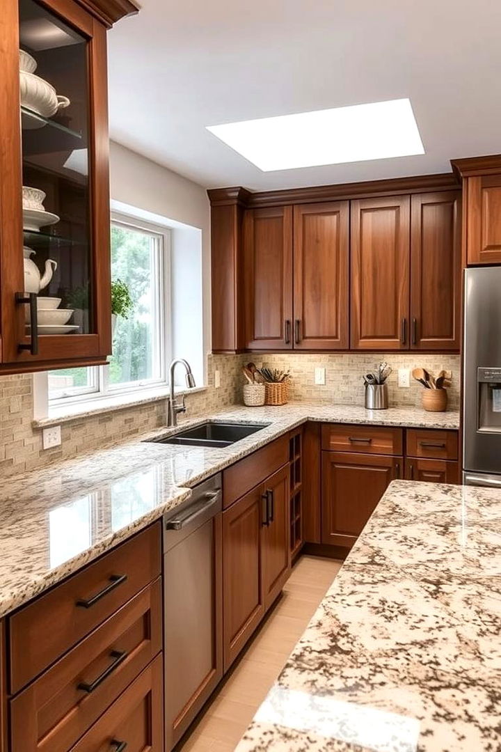 Maximized Countertop Utility - 22 U Shaped Kitchen Ideas