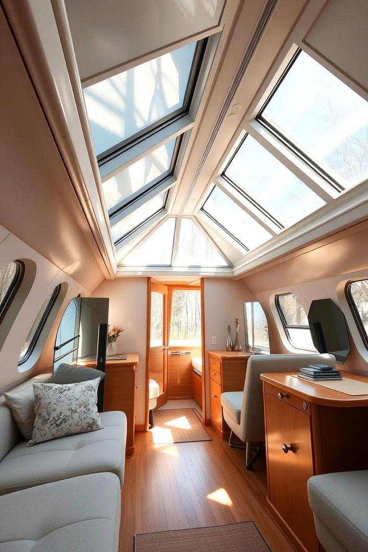 Maximizing Abundant Natural Light - 22 Log Cabin Interior Design Ideas