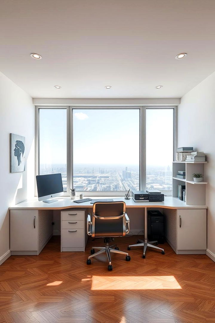 Maximizing Functional Space - 22 Desk in Front of Window Ideas