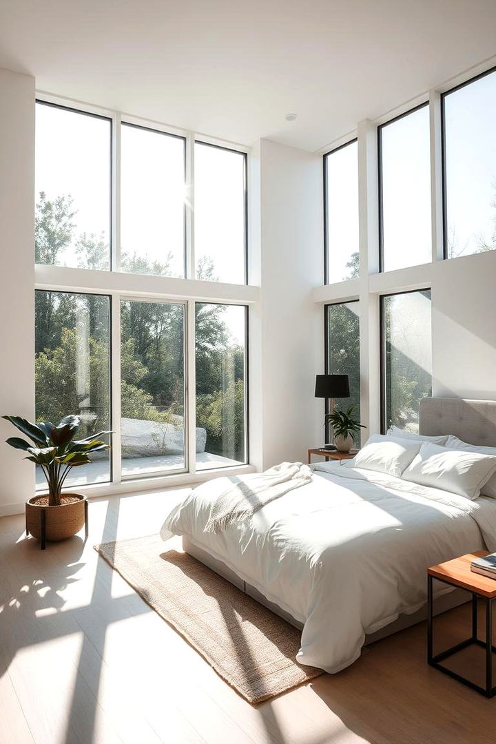 Maximizing Natural Light - 22 Minimalist Bedroom Ideas