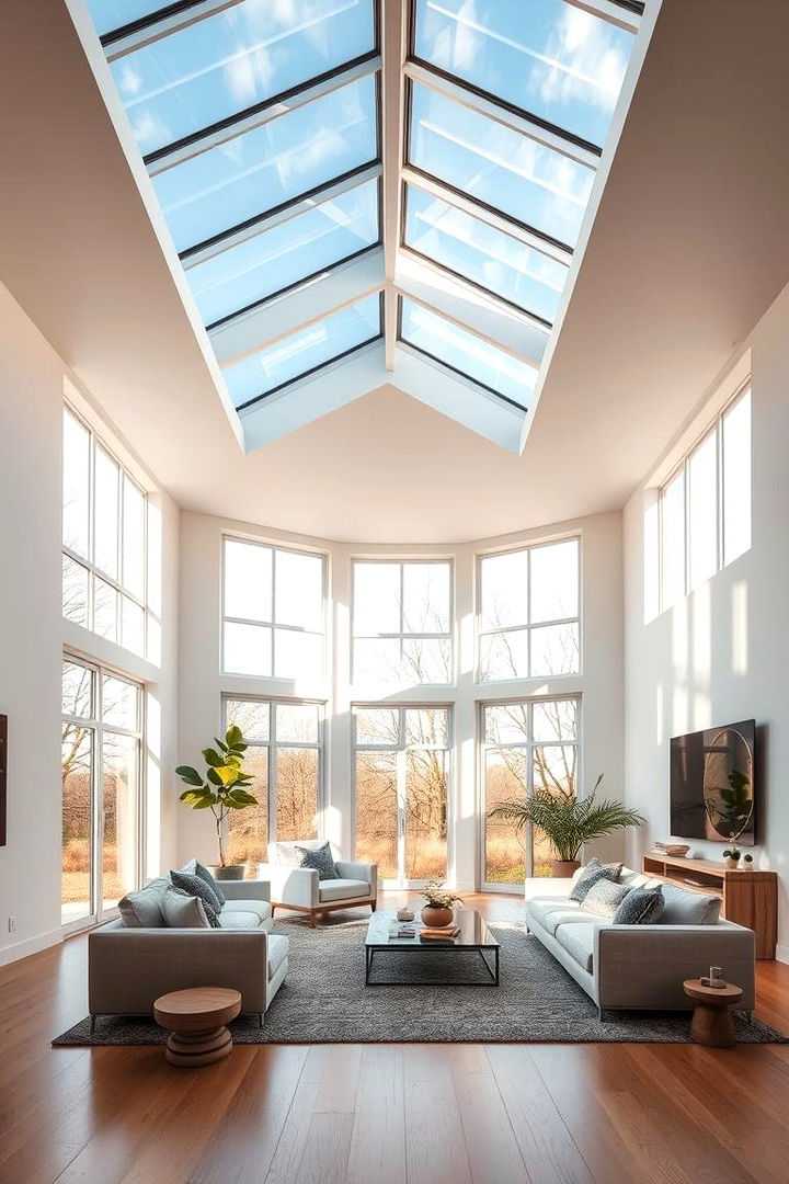 Maximizing Natural Light Usage - 22 Organic Modern Living Room Design Ideas