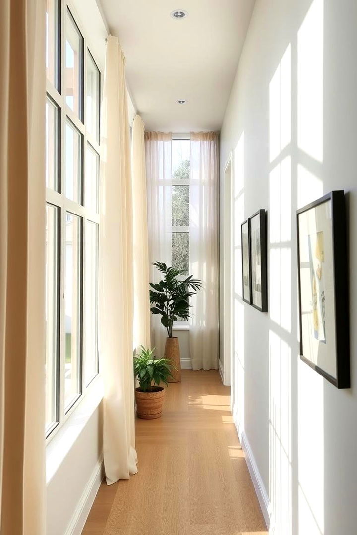 Maximizing Natural Light with Windows - 22 Narrow Hallway Ideas