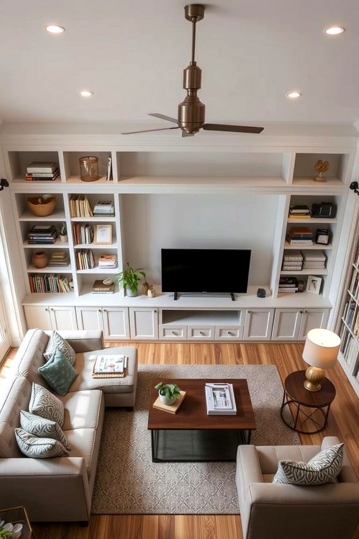Maximizing Storage Solutions - 22 Cottage Living Room Ideas