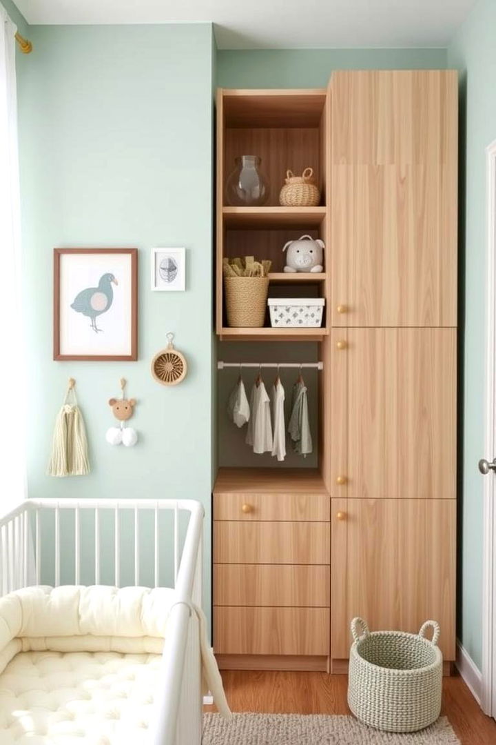 Maximizing Vertical Space - 22 Small Nursery Ideas