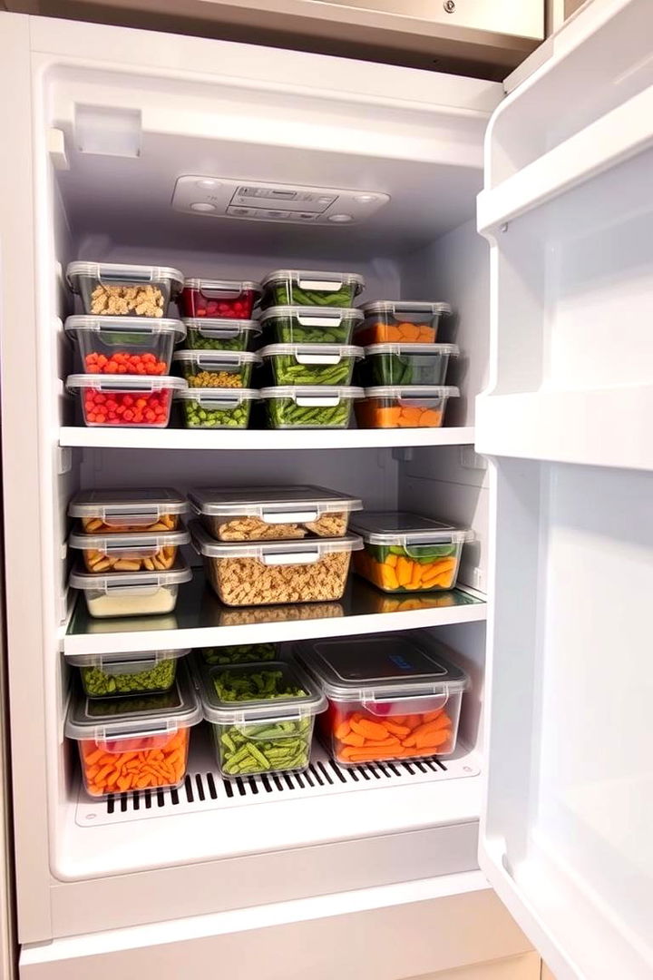 Meal Prep Container Organization for Efficiency - 22 Fridge Organization Ideas
