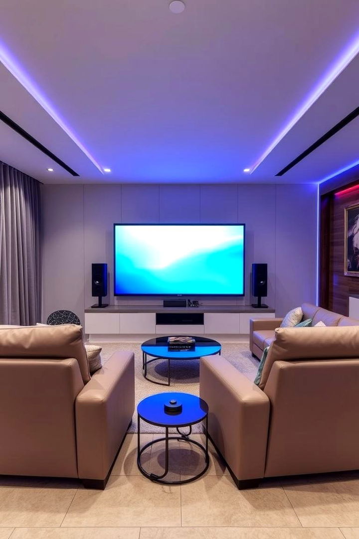 Media Centric Entertainment Zone - 22 Living Room Layout Ideas